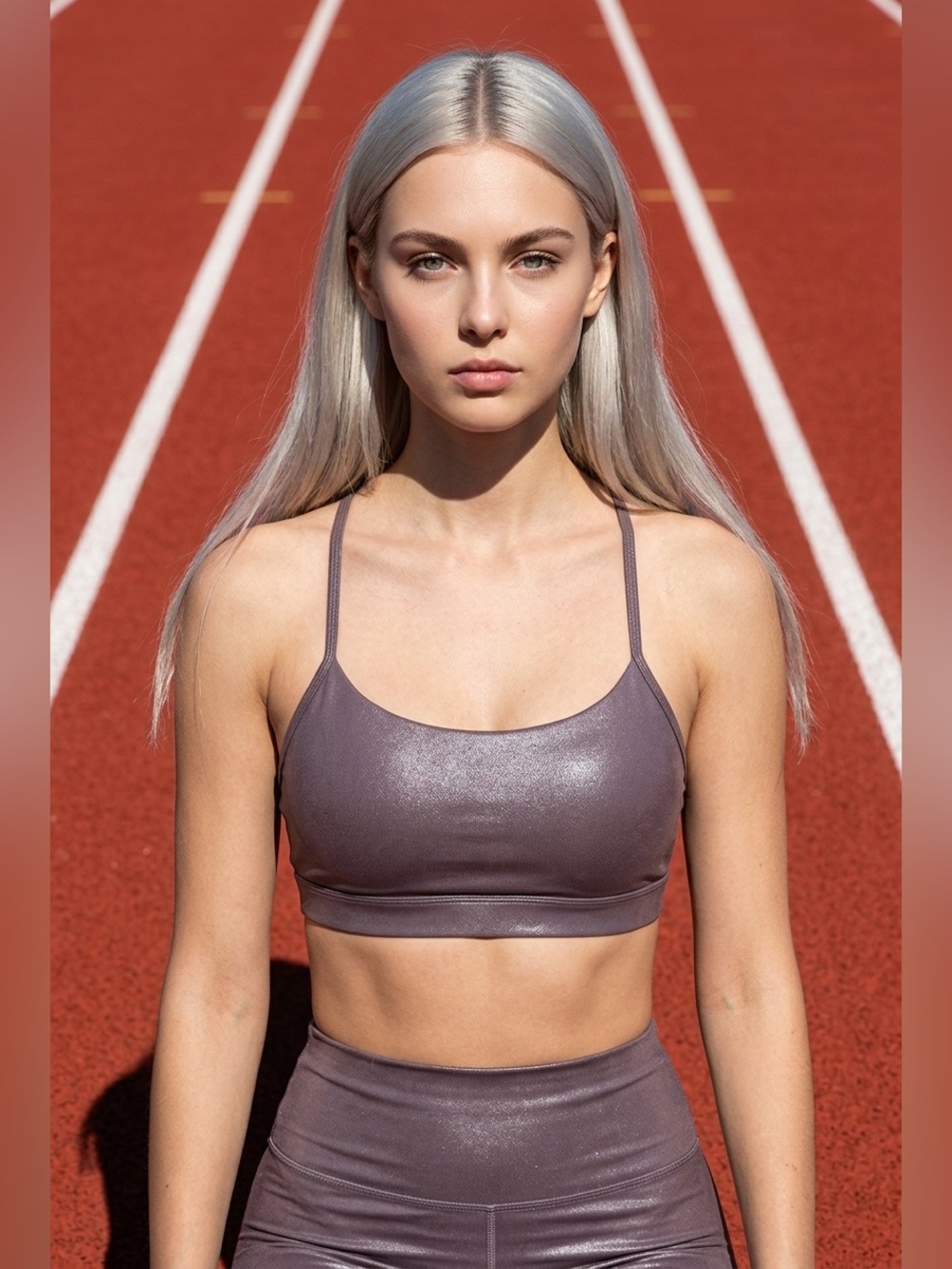 YUNOGA Matte Faux Leather Sports Bra Womens XS Y Back Padded Yoga Workout Top